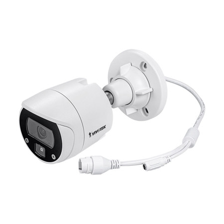 Vivotek C-Series IB9369-F2 2MP AI Outdoor Network Bullet Camera with Night Vision, White