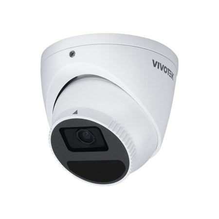Vivotek C-Series IT9380-HV-V2 5MP AI Outdoor Network Turret Camera with Night Vision, White