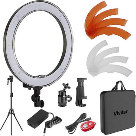 Vivitar 18" Professional Ring Light Kit