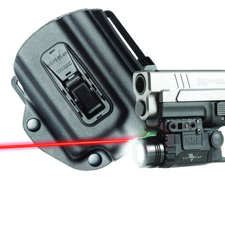 Viridian X5L-R Red Laser with TacLoc Holster for Sprginfield XD/XDm, w/Light