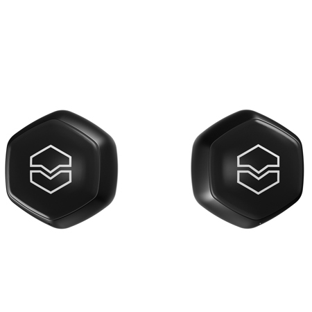 V-MODA Hexamove Lite True Wireless In-Ear Earbuds, Black