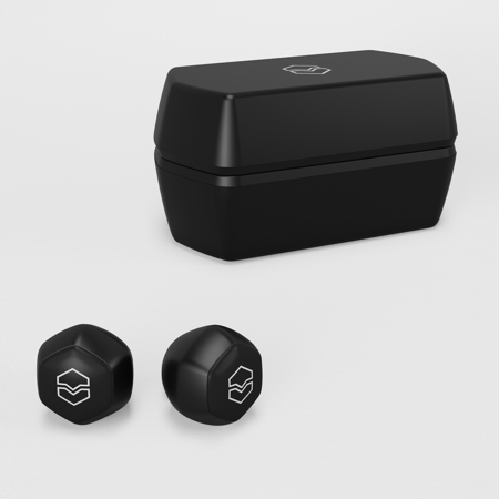 V-MODA Hexamove Lite True Wireless In-Ear Earbuds, Black