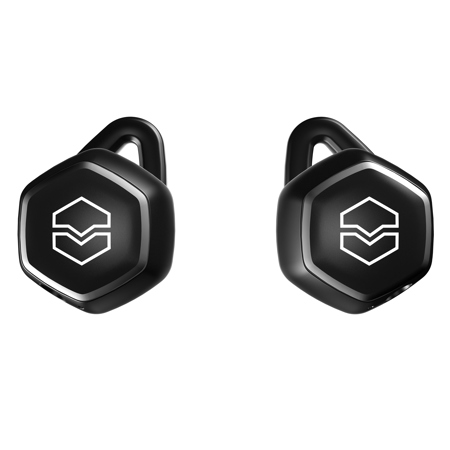 V-MODA Hexamove Pro True Wireless In-Ear Earbuds, Black HEXM-PR-BK