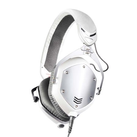 V-Moda Crossfade M-100 Over-Ear 3D Headphones, White Silver