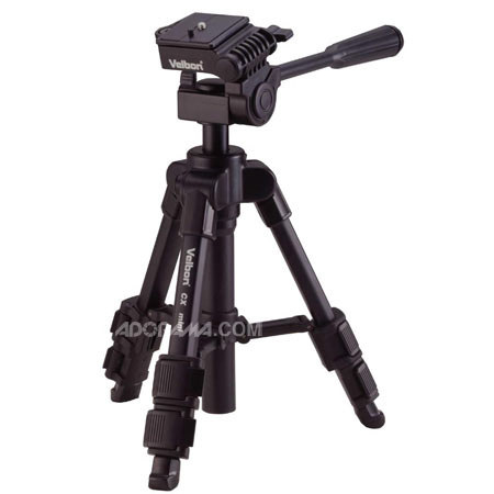 Velbon CX Mini 3-Section Tripod with 3-Way Panhead