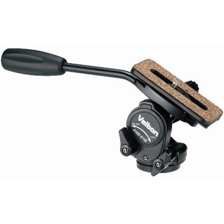 Velbon FHD 51QN Three-Way Fluid Panhead with Quick-Release
