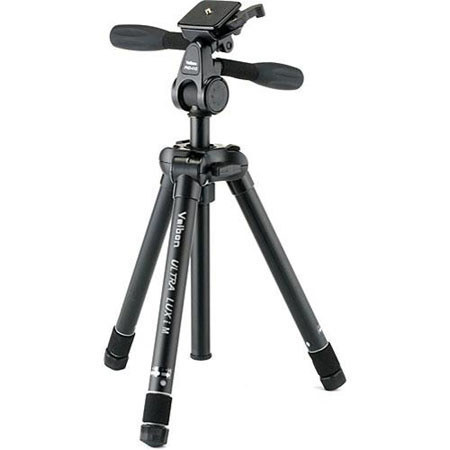 Velbon LUXi-M 5-section Aluminum Tripod with 3-Way Pan Head - Black