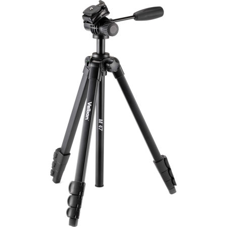 Velbon M47 4-Section Aluminum Tripod with 2-Way Fluid Head, Slide Elevator