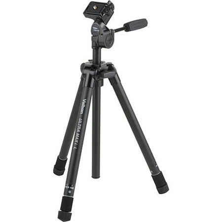 Velbon Ultra Maxi-L Alu Tripod w/3Way Pan/Tilt Head Kit