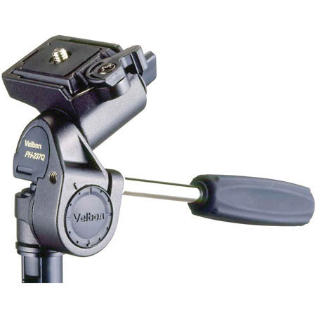 Velbon PH-237Q 4 Way Pan/Tilt Revolver Panhead with Quick Release, Max Load: 5 lbs., (2.2 kg)