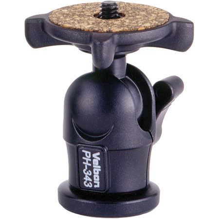 Velbon PH-343 Medium Ballhead - Max Load: 2.5 lbs. (1.1 kg) #PH343