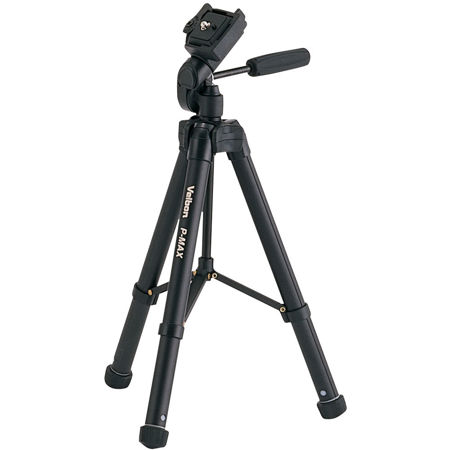 Velbon P-MAX 5-Section Aluminum Tripod with 2-Way Single Handle Pan Head