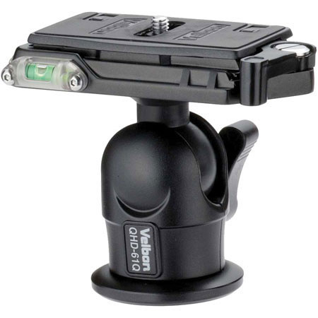 Velbon QHD61Q Heavy Duty Magnesium Ball Head, 12.1 lbs