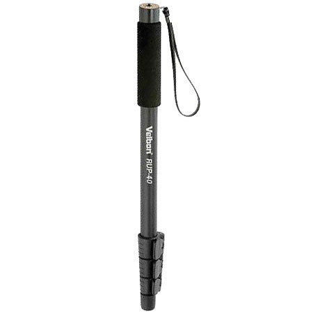 Velbon Sherpa RUP-40 Compact 4-Section Aluminum Monopod, Black
