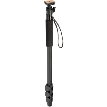 Velbon RUP-L43 II 4 Section Monopod, 1/4" Head Screw, 3/8" Adapter, Ball Head