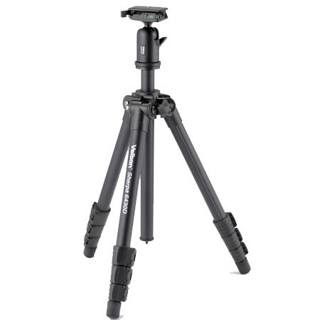 Velbon 6430D 4-section Aluminum Tripod with BallHead - Black