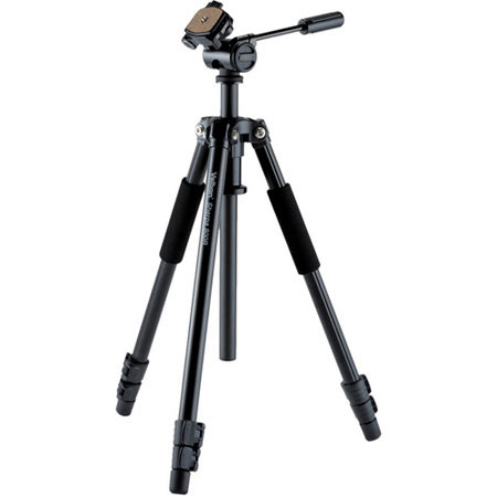 Velbon 800R 3-section Aluminum Tripod with PH-157Q 3-Way Pan Head - Black