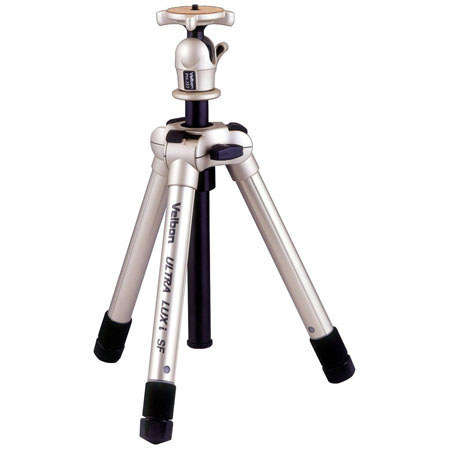 Velbon Ultra LUXiF Compact Tripod with PH-145Q 4-Way Pan Head & Case, Maximum Load 6 lbs.