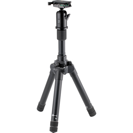 Velbon UT-63D 6-Section Aluminum Tripod with QHD-63D Ball Head, Black