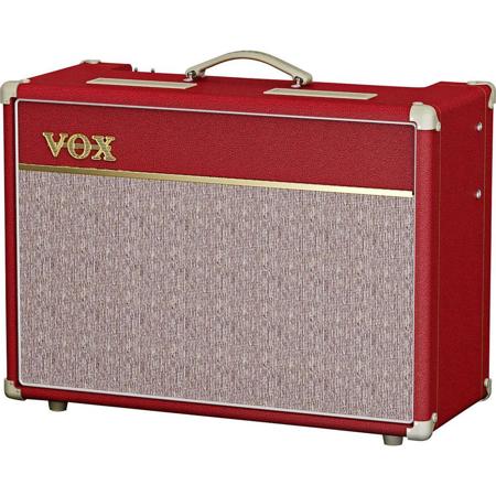Vox Limited Edition AC15C1 Guitar Amplifier with Celestion V-Type Speaker, Red