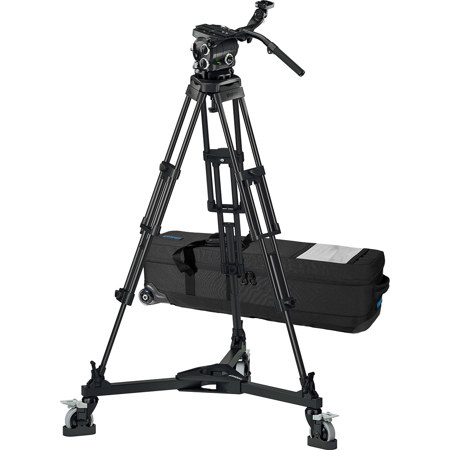 Vinten 3880-3 3-Section Aluminum EFP Tripod with Versine 360 Fluid Head & Dolly