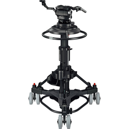 Vinten Osprey Elite S OB 2-Stage Pedestal System w/Versine 360 Head, 6.3" Wheels