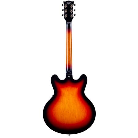 Vox Bobcat S66 Semi-Hollow Electric Guitar, Sunburst