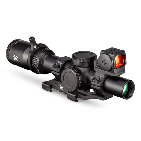 Vortex Optics 1-6x24 Venom Riflescope, Illum AR-BDC3 MOA Reticle w/Micro Red Dot