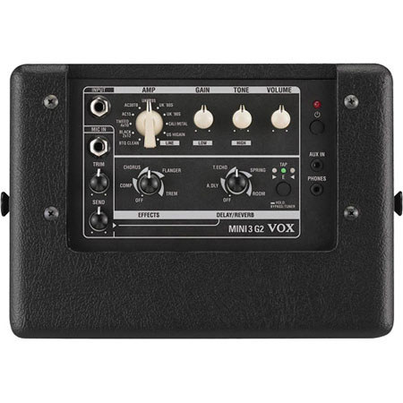 Vox Mini 3 3W Battery Powered Modeling Amplifier, 5" 4 Ohms Speaker, Black