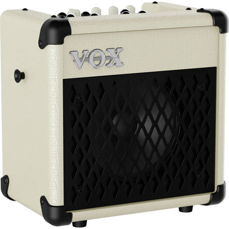 Vox Mini 5 1x6.5" Ivory Modeling Amplifier with Rhythm