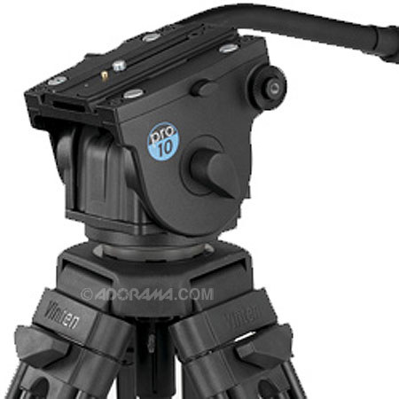 Vinten Pro-10DC Camera Support System for Professional Digital and ENG Cameras, Supports 22 lbs
