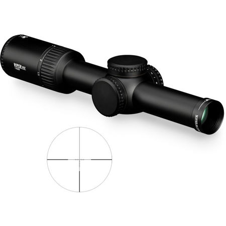Vortex Optics 1-6x24 Viper PST Gen II Riflescope, Illum. VMR-2 MRAD Reticle