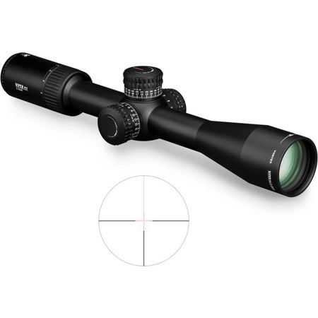 Vortex Optics 3-15x44 Viper PST Gen II Riflescope, Matte Black with Illuminated Second Focal Plane EBR-4 MOA Reticle, Side Parallax Focus, 30mm Tube