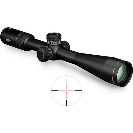 Vortex Optics 5-25x50 Viper PST Gen II Riflescope, Matte Black with Illuminated Second Focal Plane EBR-4 MOA Reticle, Side Parallax Focus, 30mm Tube Diameter