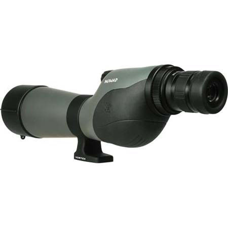 Vortex Optics Nomad 20-60 x 80 Waterproof Straight Spotting Scope with 2.2-1.0 Degree Angle of View, 4.0-1.3mm Exit Pupil