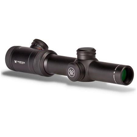 Vortex Optics 1-4x24 Viper PST Riflescope, Illum TMCQ MOA Reticle, 30mm Tube