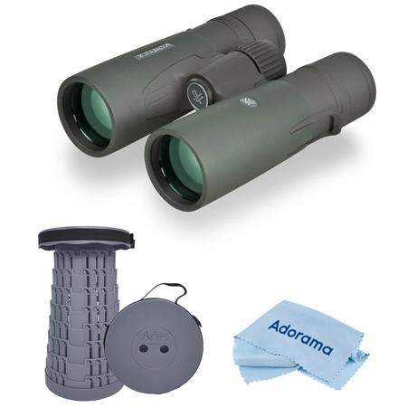 Vortex Optics 10x42 Razor HD Roof Prism Binocular with Telescoping Stool/Chair