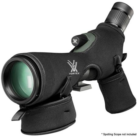 Vortex Optics Black Fitted Neoprene Case f/80mm Diamondback Spotting Scope,Angle