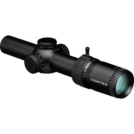 Vortex Optics 1-8x24 Strike Eagle Riflescope, Illuminated Second Focal Plane AR-BDC3 MOA Reticle, 30mm Tube