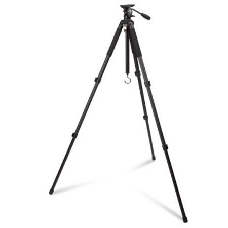 Vortex Optics SKY-1 3-Section Aluminum Tripod with QR Pan Head - Black