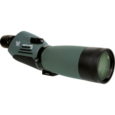 Vortex Optics Skyline 20 - 60 x 80 Waterproof Straight Spotting Scope with 2.2-1.0 Degree Angle of View, 4.00-1.33mm Exit Pupil & 19-18mm Eye Relief