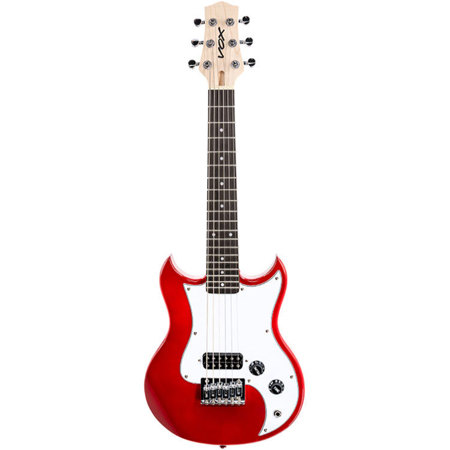 Vox SDC-1 Mini Electric Guitar, Purple Heart Fingerboard, Red