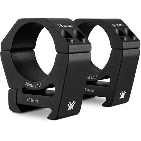 Vortex Optics Sport 30mm Picatinny/Weaver Style Riflescope Mounting Ring, Pair High