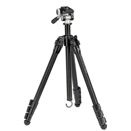 Vortex Optics Mountain Pass 4-Section Aluminum Tripod with 2-Way Pan Head