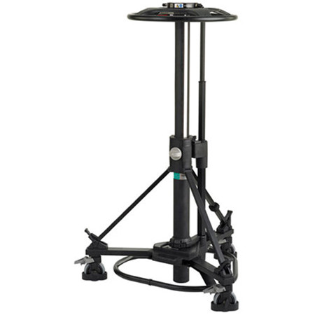 Vinten Light Studio Version Pedestal w/10 cm Wheels & Cable Guards