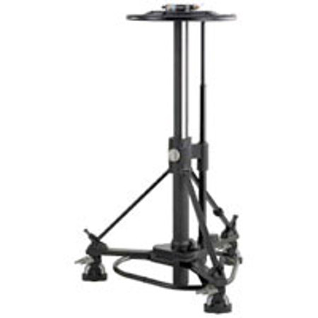 Vinten Osprey Light OB Version Pedestal with 12.5 cm Wheels, Supports 88 lbs, Black
