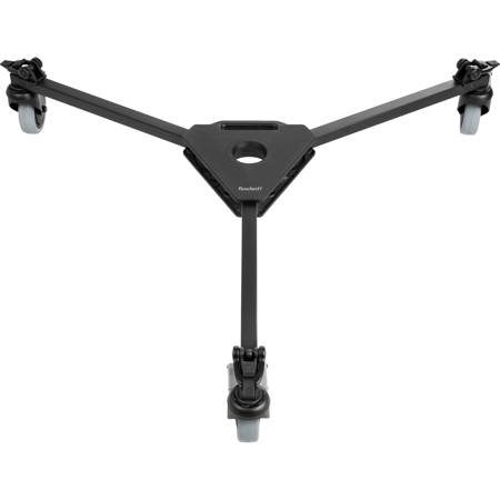 Vinten Lightweight Dolly for Flowtech 75 Tripods with Carry Handle and Foot Brake, 88 Lbs Payload