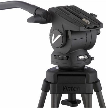 Vinten V5ASCP2M Vision 5AS Pan Tilt Fluid Head w/2 Stage Tripod, Spreader & Case