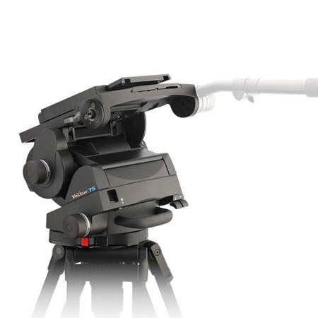 Vinten Vector 75 Pan & Tilt Head with Quick Release, Supports 165 lbs