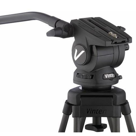 Vinten V8AS-CP2F 3-section Carbon Fiber Tripod with Fluid Head -Black